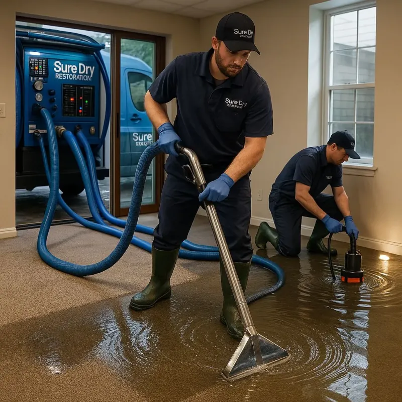 Water Extraction and Removal process in Corrigan, TX